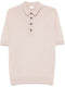 mélange-effect polo shirt